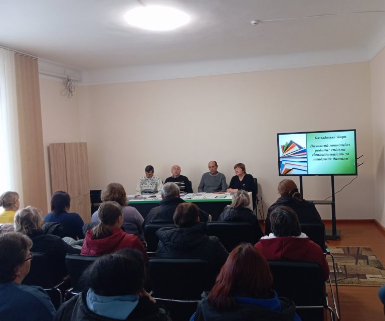 Батьки й педагоги – єдина команда